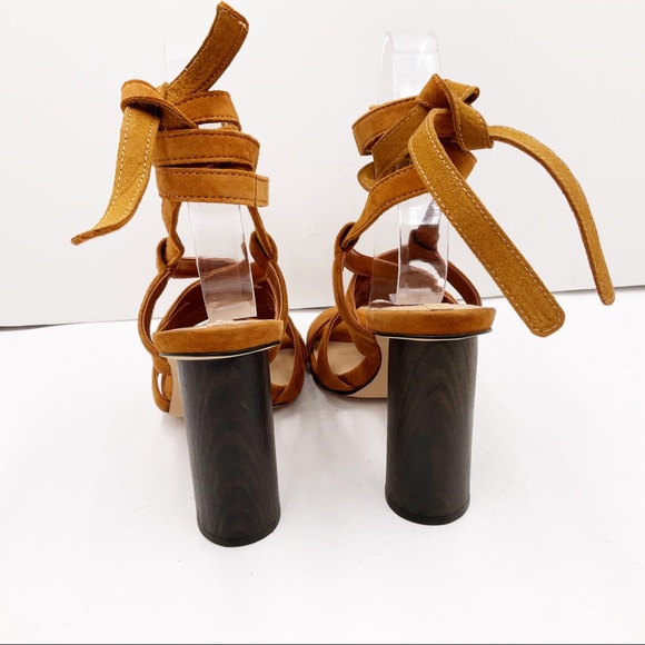 {ALDO} Suede Lace-Up Strappy Heels - Picture 12 of 16